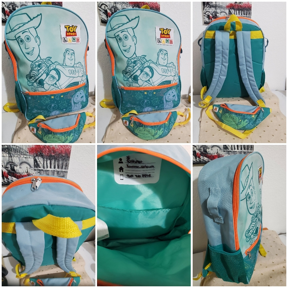 DISNEY PARKS TOY STORY LAND BACK PACK & BELT BAG BUZZ LIGHTYEAR